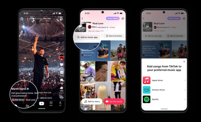 TikTok rolls out Add To Music App in 163 more countries